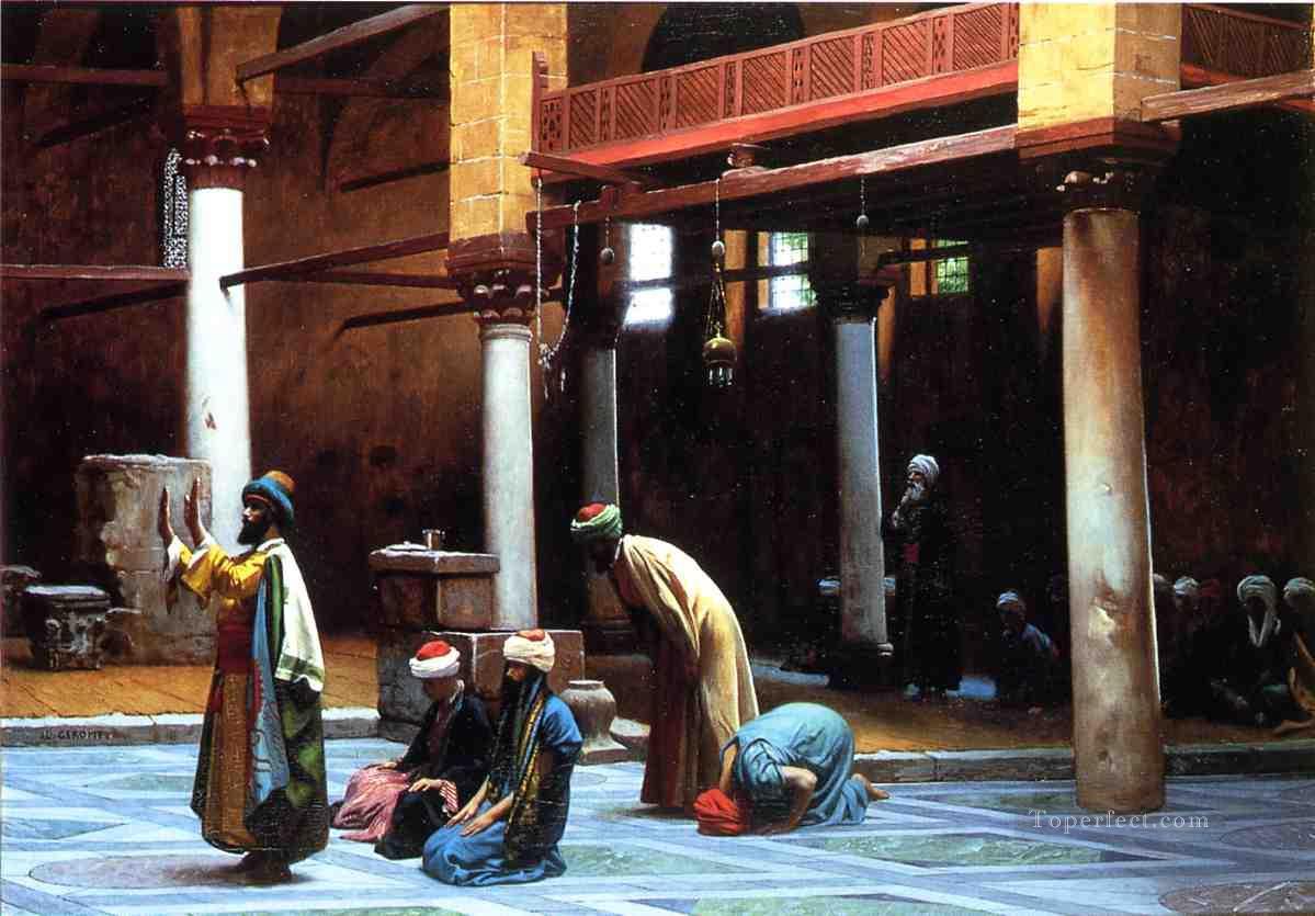 Oración en la Mezquita Árabe Jean Leon Gerome Pintura al óleo